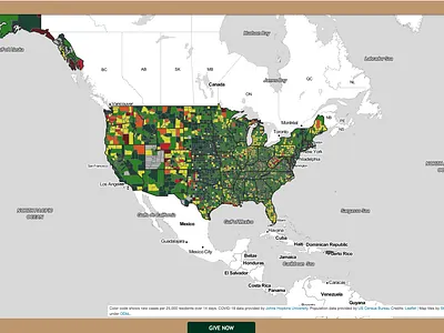 Giving Map branding data visualization design logo ui ux web design