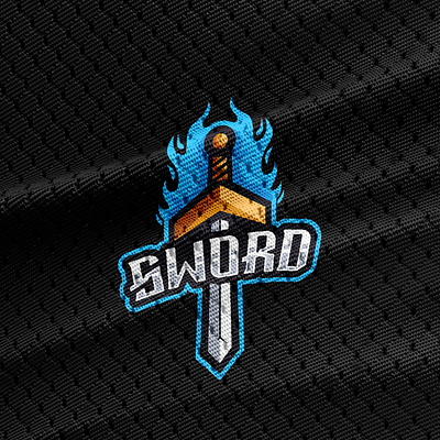 Sword logo Idea branding coreldraw design esport esportlogo forsale good illustration ilustrator logo logos new nice sword trending ui