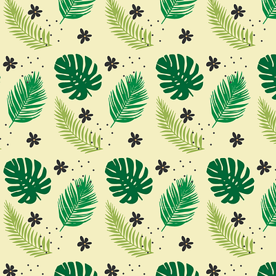Leafs_patterns art design flower illustration plant