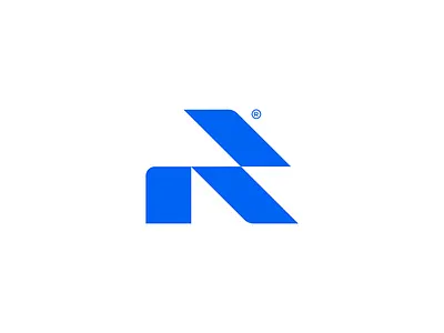 Reckon Logo Mark Concept branding design geometric graphic design logo logodesign minimal mockup monogram visual identity