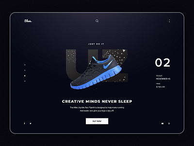 Shoe Advertisement banner branding branding design clear design flat graphic design minimal shoe banner design ui ux visual design web