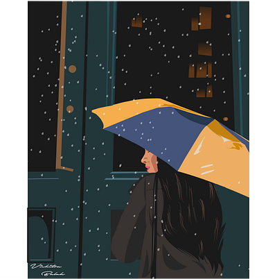 Rains 2d adobe illustrator app art artwork blue brand design digital illustration illustrator logo minimal poster challenge vector