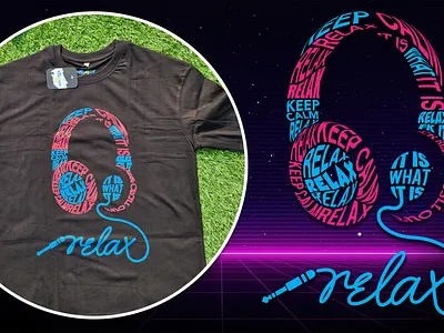 Punk Style Relax Tee Design branding clothing design graphic design icon illustration tee tshirt typography vector