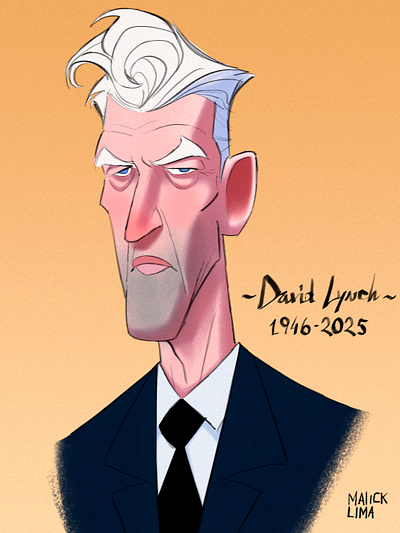 RIP David LYNCH character design design illustration