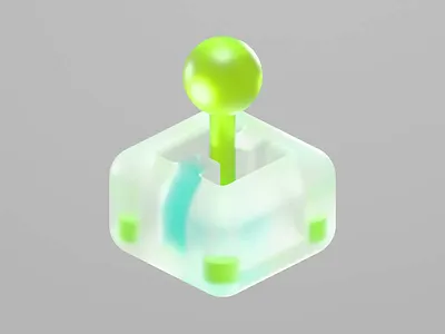 Shifter Toy 3d 3d elements animation blender glass graphic shifter speed ui