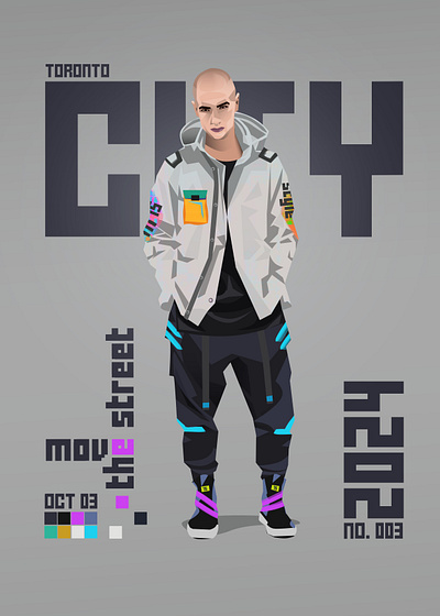 Streets Of Toronto - Fashion Part II character design fashion illustration print sportswear tech wear vector