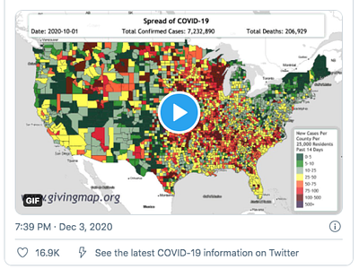 Animated COVID-19 Infographics animation art direction data visualization design gif motion graphics social media ux