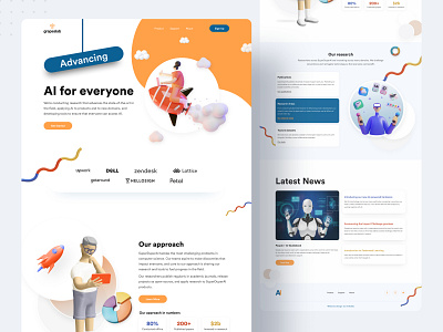 Artificial Intelligence Web || Grapeslab 3d ai artificial intelligence artificial intelligence website best designer branding design design system dribbble best shot homepage illustration landing page landingpage popular shot top designer uiux web web design website website concept