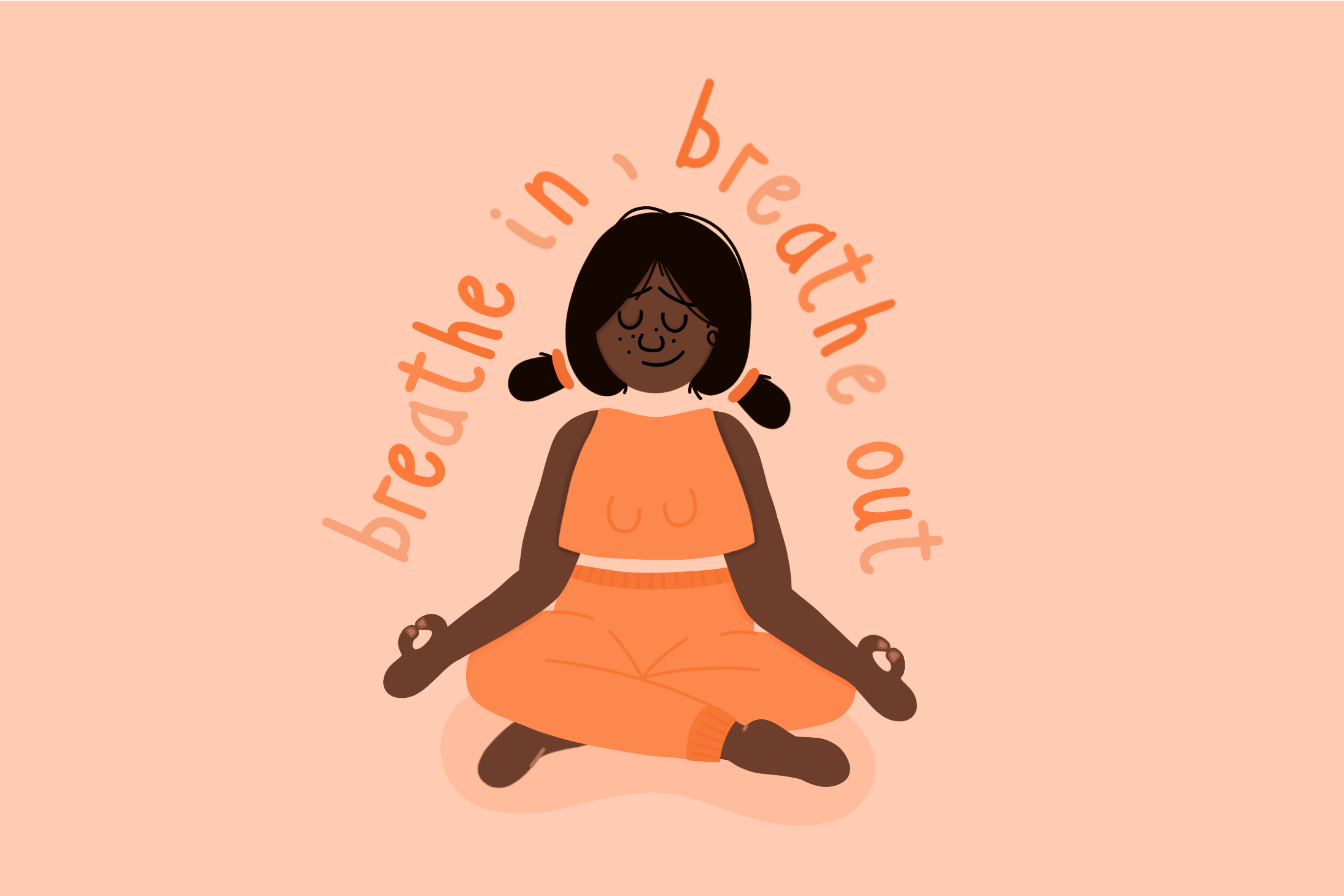 Example of breathe in, breathe out