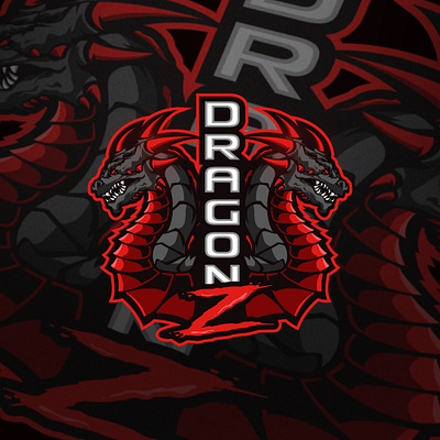 DragonZ Mascots Logo For Gamers branding design esportlogo esports esports mascot esportslogo gamers graphic design illustration logo mascot character