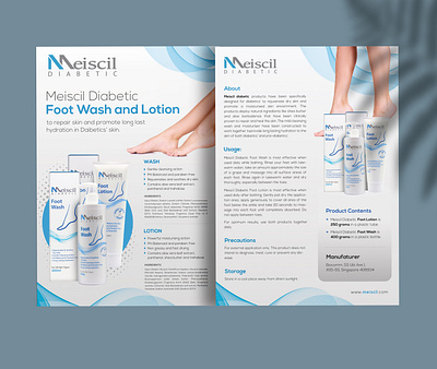 Skin Care Cosmetic Product Double Side Flyer Brochure Design a4 size advertising body lotion product sales flyer brochure design cosmetic cosmetic flyer design cosmetic product cosmetic product flyer cosmetic product flyer design design double side flyer design flyer flyer design flyer template foot wash foot wash product flyer leaflet print ready skin care skin care product flyer design