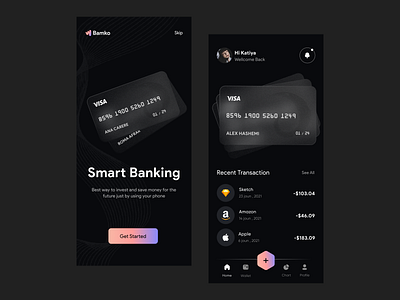 Mobile Banking App app bank banking banking app bankingapp concept design finance finance app fintech graphic design mobile money shot smart banking ui uidesign wallet wallet app walletapp