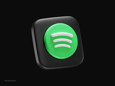 Clayio - set of 3D icons | #7 Spotify 3d 3d animation animation app app icon branding design graphic design icon icon design iconography icons iconset illustration ios iphone logo motion graphics spotify