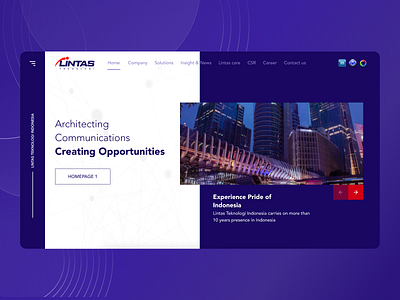 Lintas Teknologi branding company app design ui ux design web