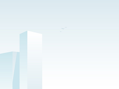 Skyscrappers city illustration minimalism vector