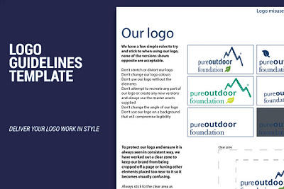 Branding guidelines branding corporate identity design logo logotype minimal vector