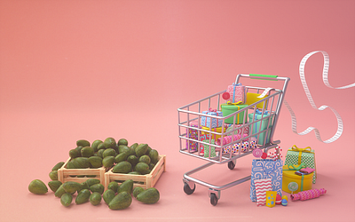 Sweet 3d branding cinema4d design illustraion illustration octane