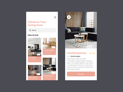 Interior Product App Design adobexd app app design branding design graphic design logo ui ux uidesign visual design