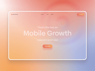 Storemaven's Header Animation 🤩 animation design minimal motion ui ux web