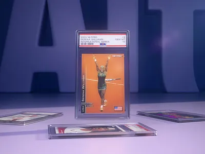 Sport cards 3d animation branding collectors render sport sport cards webshocker wensite