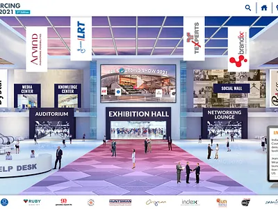 Virtual Trade Fair Lobby Design