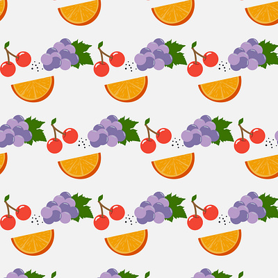 summer juicy pattern art