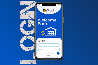 Login - Mobile Application app design frontend graphic design login mobile prototype signin ui ux