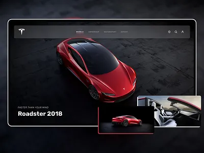 Tesla Website Header Just For Fun cars just for fun minimal tesla website header