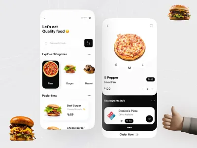 Yelp App Exploration app app ui burger app chef app delivery app design food eat eating food delivery application food delivery service food design food order minimal food mobile app pizza recipe app restaurant app tracking app uiux yelp deliveroo