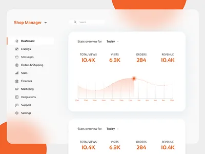 Monitoring Dashboard Design Light 021 chart daily ui daily ui 021 dailyui design etsy figma graph graphic design infographic monitoring dashboard nice charts nice dashboard shop dashboard