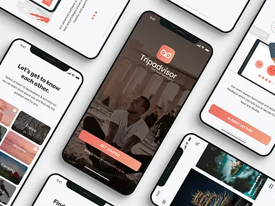 Tripadvisor Application Redesign Concept application clean concept idea minimal redesign simple smartphone tripadvisor
