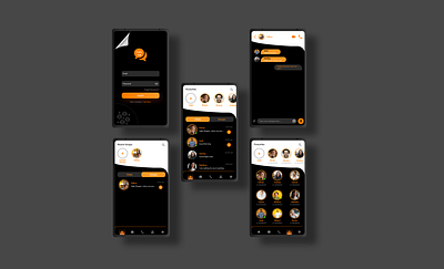 Chat Application design designer looking for job ui ui design ux design uxdesign