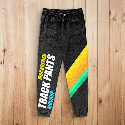 Free Track Pants Mockup PSD Template