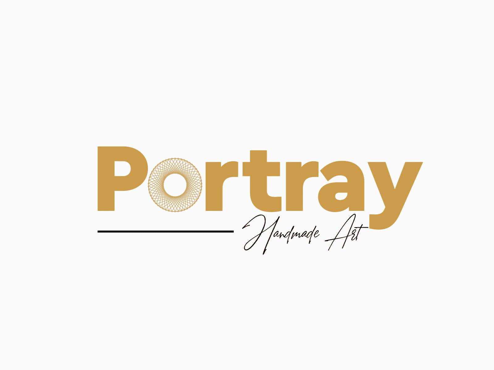 Portray - Handmade Arts Logo Animation || Motion Graphics Design animated gif animated logo animation cool logo animation design graphic design illustration logo logo animation motion graphics unique design