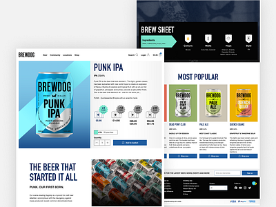 Redesign product page beer conception figma product page redesign ui uidesign webdesign