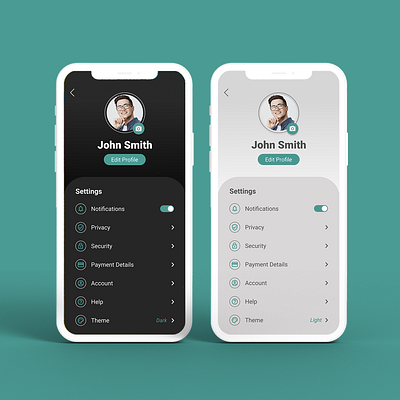 Day 007 - Settings / 100 Days of UI app design