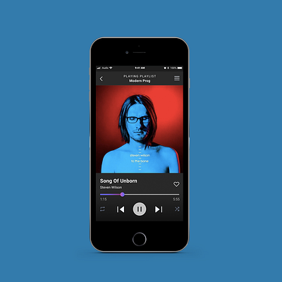 Day 009 - Music Player / 100 Days of UI design mobile design music play