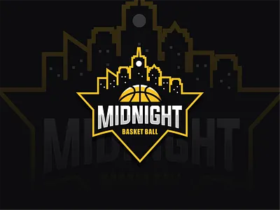 MIDNIGHT abstractlogo awesomelogo basketball basketballlogo basketballlove behance design designlogo dribble icon logoart logoroom logos logoshift modern sport sportlogo