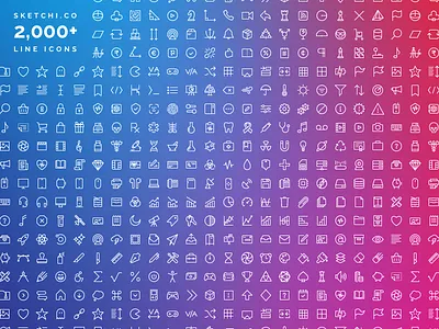 Sketchi.co 2,000+ Icon Library app application design figma glyph icon icon library icon pack icon set iconography icons illustrator interface invision sketch symbol symbols ux vector xd