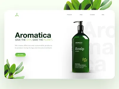 Shop design typography ui