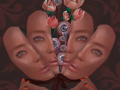 The Prodigy artwork creative design digital art digital illustration digital painting illustration minimal portrait procreate art realistic surrealism vector art
