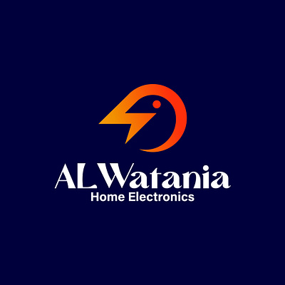 AL WATANIA design logo vector