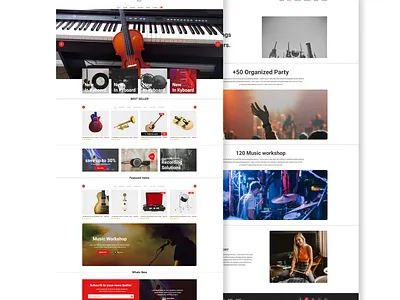 E commerce website branding graphic design