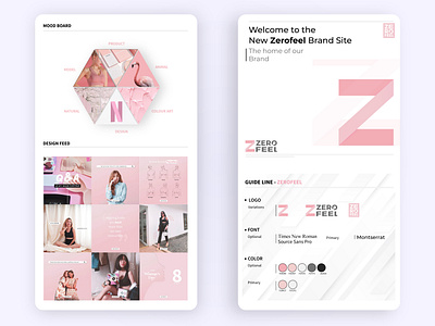 Design Brand Identity Guideline Female Project brandidentity color design feed feedinstagram female feminim feminime font graphic design guideline icon identity logo logodesign moodboard pink productdesign template vector