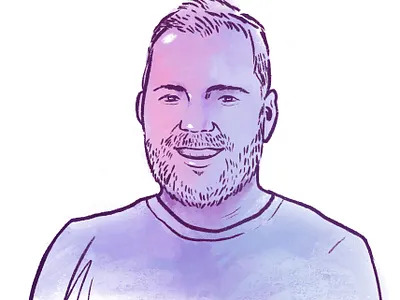 Fly Portraits faces illustrated illustration pastels portrait tech ui