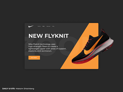 DAILY UI 075 - Pre Order app branding dailyui design nike pre order sneakers trainers ui uidesign