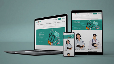 Medical health care Responsive Design for Social Good branding design icon illustration logo medical health care typography ui user experience ux vector