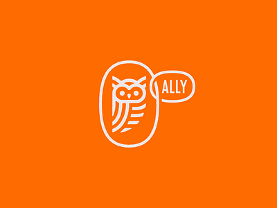 Freelancer Ally Seal ally branding chain design freelance freelancer icon illustration link logo owl typography