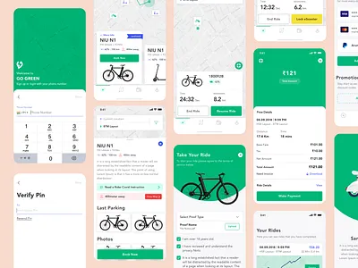 Go Green design ios mic mobile mobile app sketch ui uiux ux