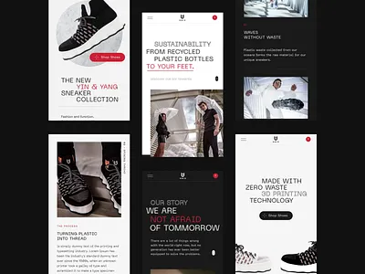 Unis Mobile 3d printed shoes animation design fashion website graphic design interactive design logo mobile design mobile ui motion graphics responsive design sneaker culture start up website tech typography ui ux web web design website